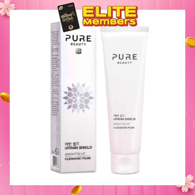 PURE BEAUTY Urban Shield Brighten Up Cleansing Foam 125ml (Expiry: Mar`2026)
