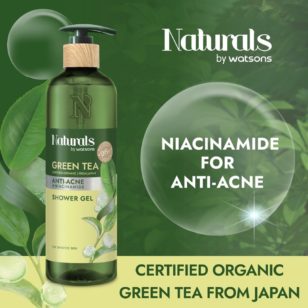Green Tea Anti-Acne Shower Gel 490ml