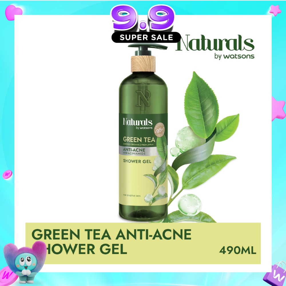 Green Tea Anti-Acne Shower Gel 490ml image