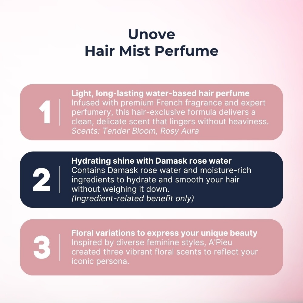 Hair Perfume Mist Rosy Aura 20ml