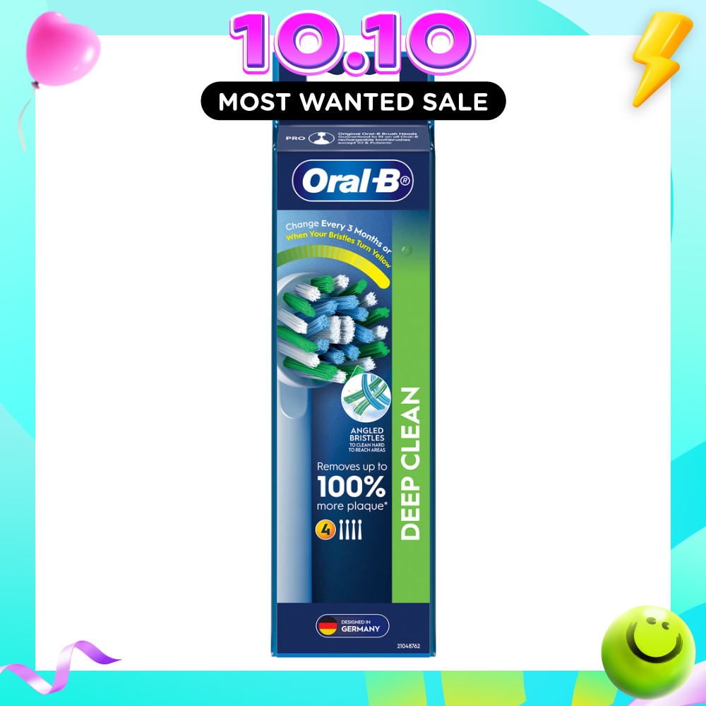 Deep Clean Electric Toothbrush Replacement Head 4s image