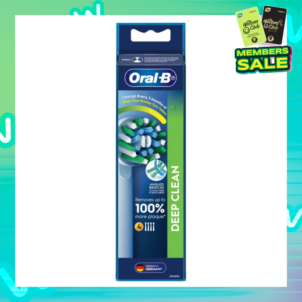 CrossAction Power Toothbrush Refill 4s Value Pack