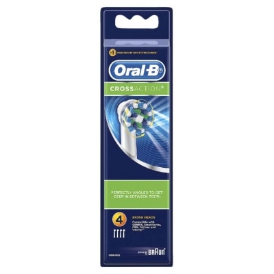 ORAL-B CrossAction Power Toothbrush Refill 4s Value Pack