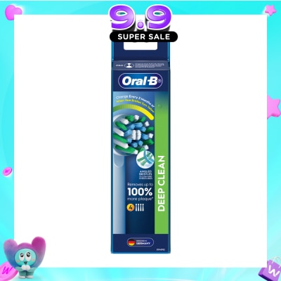 ORAL-B - Deep Clean Electric Toothbrush Replacement Head 4s image