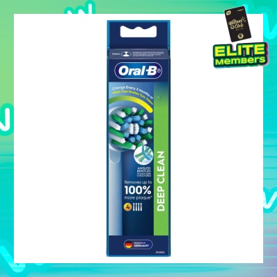 ORAL-B CrossAction Power Toothbrush Refill 4s Value Pack