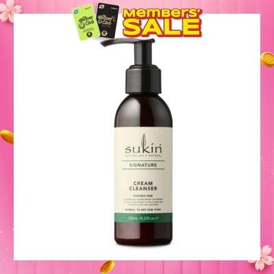 SUKIN Signature Facial Cream Cleanser (For Normal to Dry Skin) 125ml