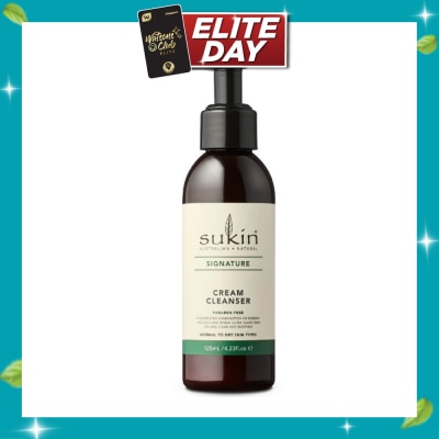 SUKIN Signature Facial Cream Cleanser (For Normal to Dry Skin) 125ml image