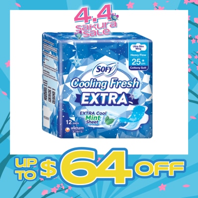 SOFY - Extra Cool Day Ultra Slim Wing 25cm 12s