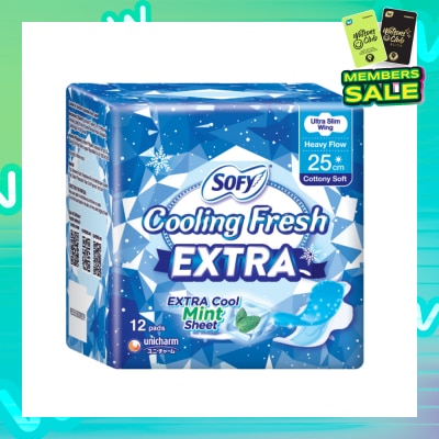 SOFY Extra Cool Day Ultra Slim Wing 25cm 12s