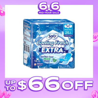 SOFY - Extra Cool Day Ultra Slim Wing Pad 25cm 12s