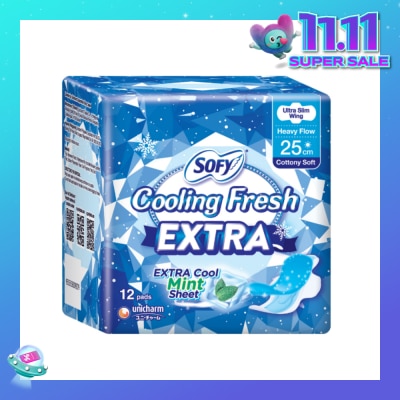 SOFY Extra Cool Day Ultra Slim Wing 25cm 12s