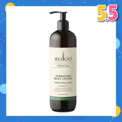 SUKIN Hydrating Body Lotion Signature Scent (Suitable for All Skin Types) 500ml