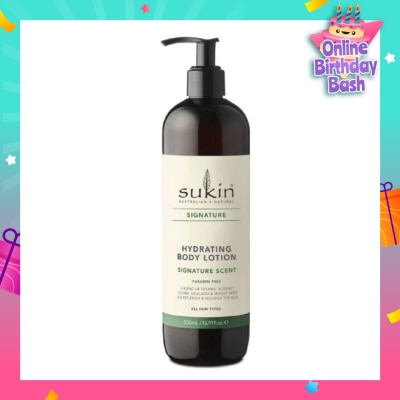 SUKIN Hydrating Body Lotion Signature Scent (Suitable for All Skin Types) 500ml