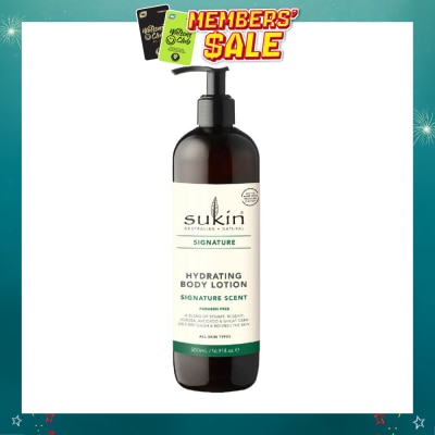 SUKIN - Hydrating Body Lotion Signature Scent (Suitable for All Skin Types) 500ml