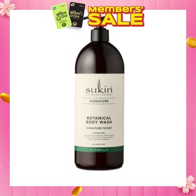 SUKIN Botanical Body Wash 1L