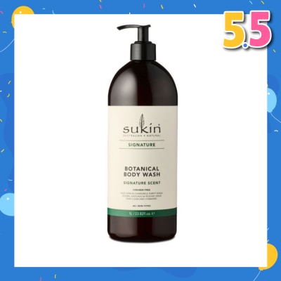 SUKIN Botanical Body Wash 1L