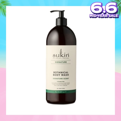 SUKIN Botanical Body Wash 1L