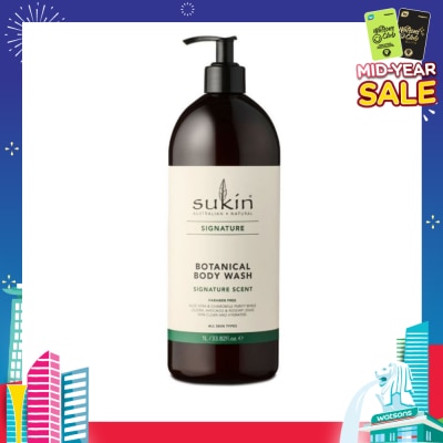 SUKIN Botanical Body Wash 1L