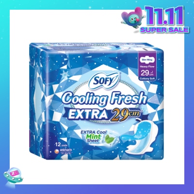 SOFY Extra Cool Night Slim Wing 29cm 12s