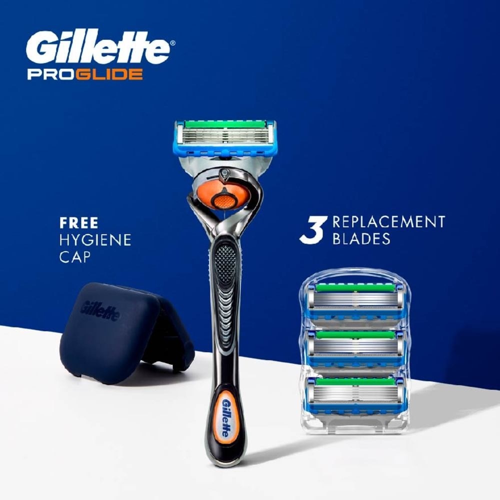 ProGlide5 Starter Pack (Handle 1s + Blades 4s + FREE Hygiene Cap 1s)