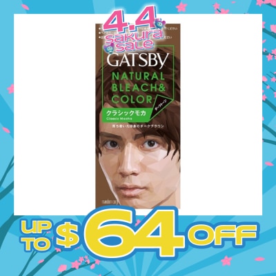 GATSBY - Natural Bleach & Color Classic Mocha (Bleach 35g + Mocha 70ml)