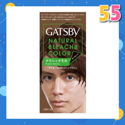 GATSBY Natural Bleach & Color Classic Mocha (Bleach 35g + Mocha 70ml)