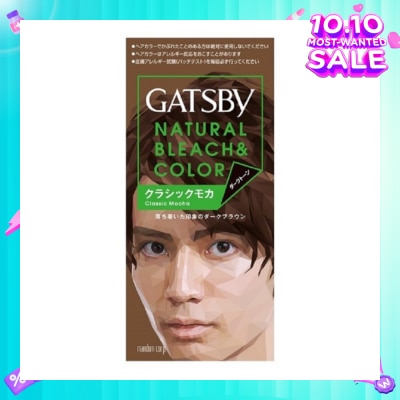 GATSBY Natural Bleach & Color Classic Mocha (Bleach 35g + Mocha 70ml)