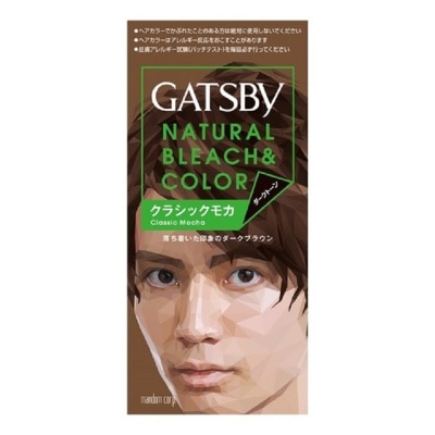 GATSBY Natural Bleach & Color Classic Mocha (Bleach 35g + Mocha 70ml)