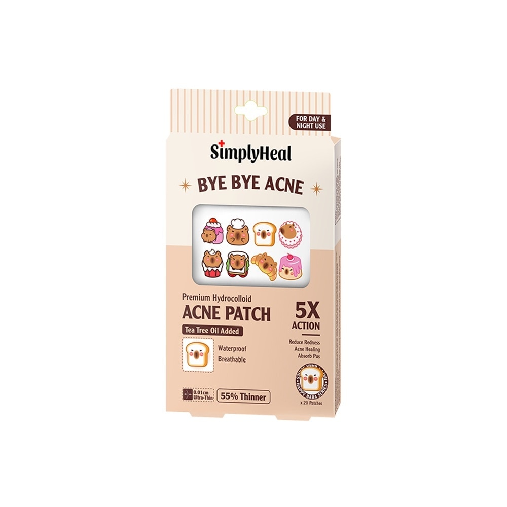 Capy Bakery Day & Night Premium Hydrocolloid Acne Patch 20s
