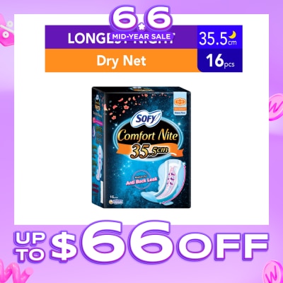 SOFY - Side Gathers Night Slim Wing 35cm 16s