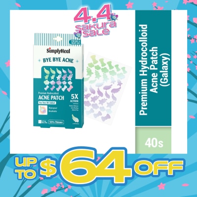 SIMPLYHEAL - Galaxy Day & Night Premium Hydrocolloid Acne Patch 40s