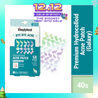 SIMPLYHEAL Galaxy Day & Night Premium Hydrocolloid Acne Patch 40s