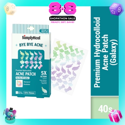 SIMPLYHEAL - Galaxy Day & Night Premium Hydrocolloid Acne Patch 40s