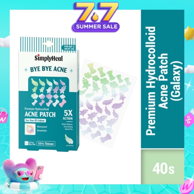 SIMPLYHEAL - Galaxy Day & Night Premium Hydrocolloid Acne Patch 40s
