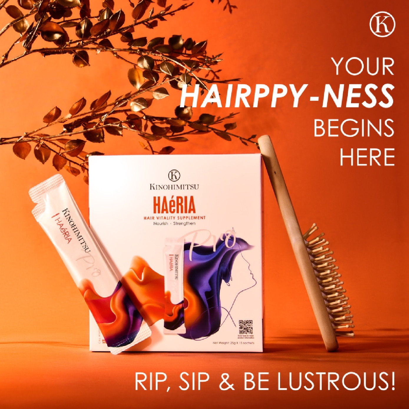 Haéria Pro Hair Vitality Supplement 25g x 15s