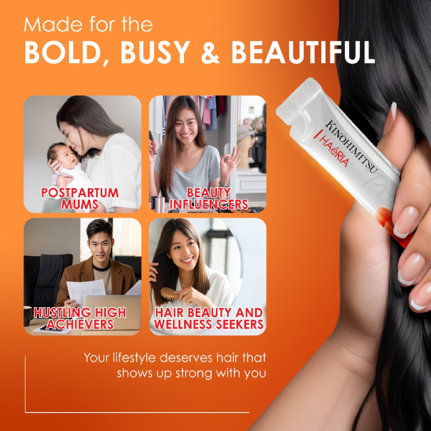 Haéria Pro Hair Vitality Supplement 25g x 15s