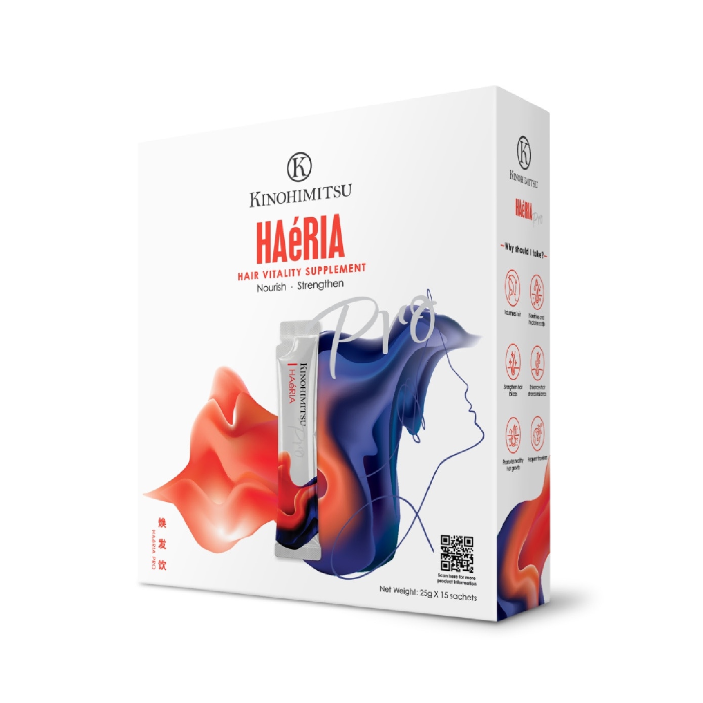 Haéria Pro Hair Vitality Supplement 25g x 15s