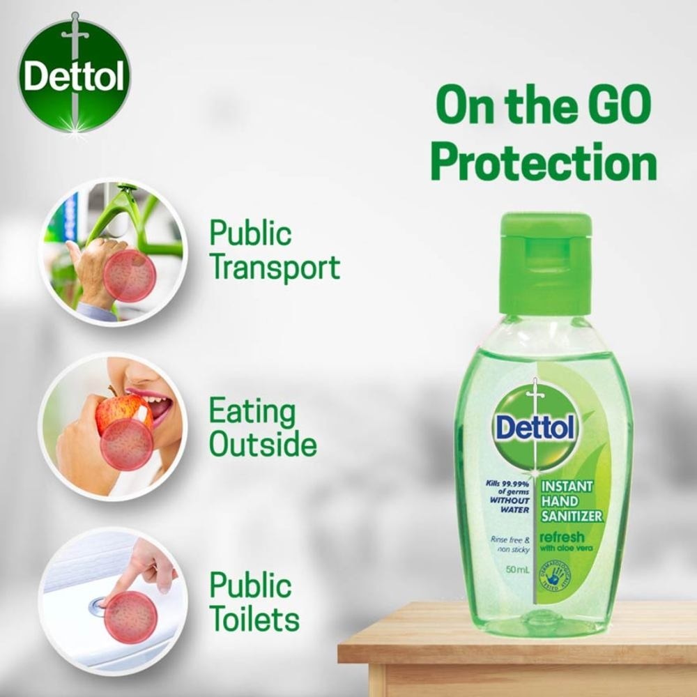 DETTOL Anti-Bacterial Hand Sanitizer Refresh (Kills 99.9% Germs
