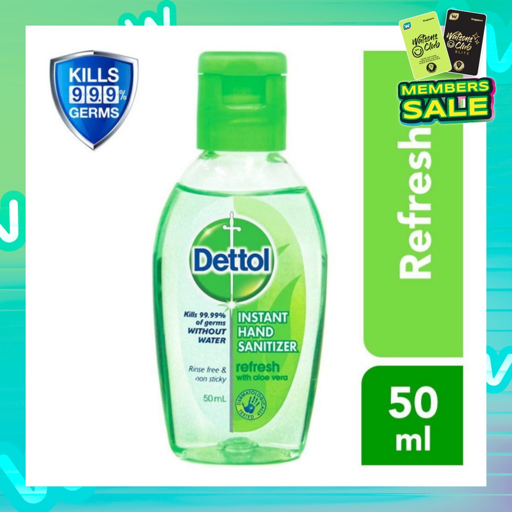 Anti-Bacterial Hand Sanitizer Refresh (Kills 99.9% Germs) 50ml