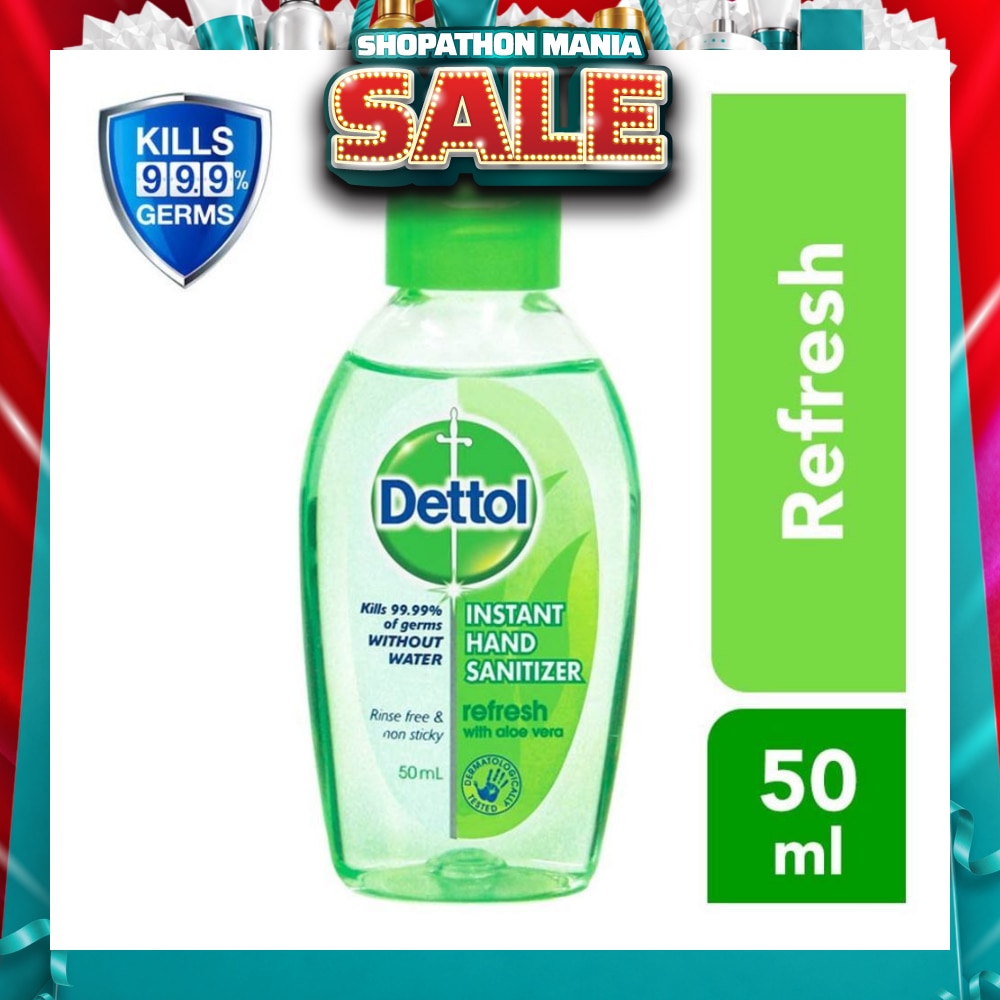 DETTOL Anti-Bacterial Hand Sanitizer Refresh (Kills 99.9% Germs