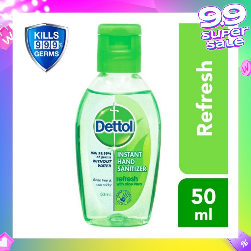 Anti-Bacterial Hand Sanitizer Refresh (Kills 99.9% Germs) 50ml