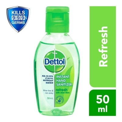 DETTOL Anti-Bacterial Hand Sanitizer Refresh (Kills 99.9% Germs) 50ml