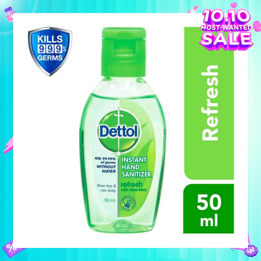 Anti-Bacterial Hand Sanitizer Refresh (Kills 99.9% Germs) 50ml