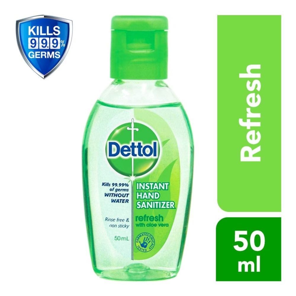 Anti-Bacterial Hand Sanitizer Refresh (Kills 99.9% Germs) 50ml