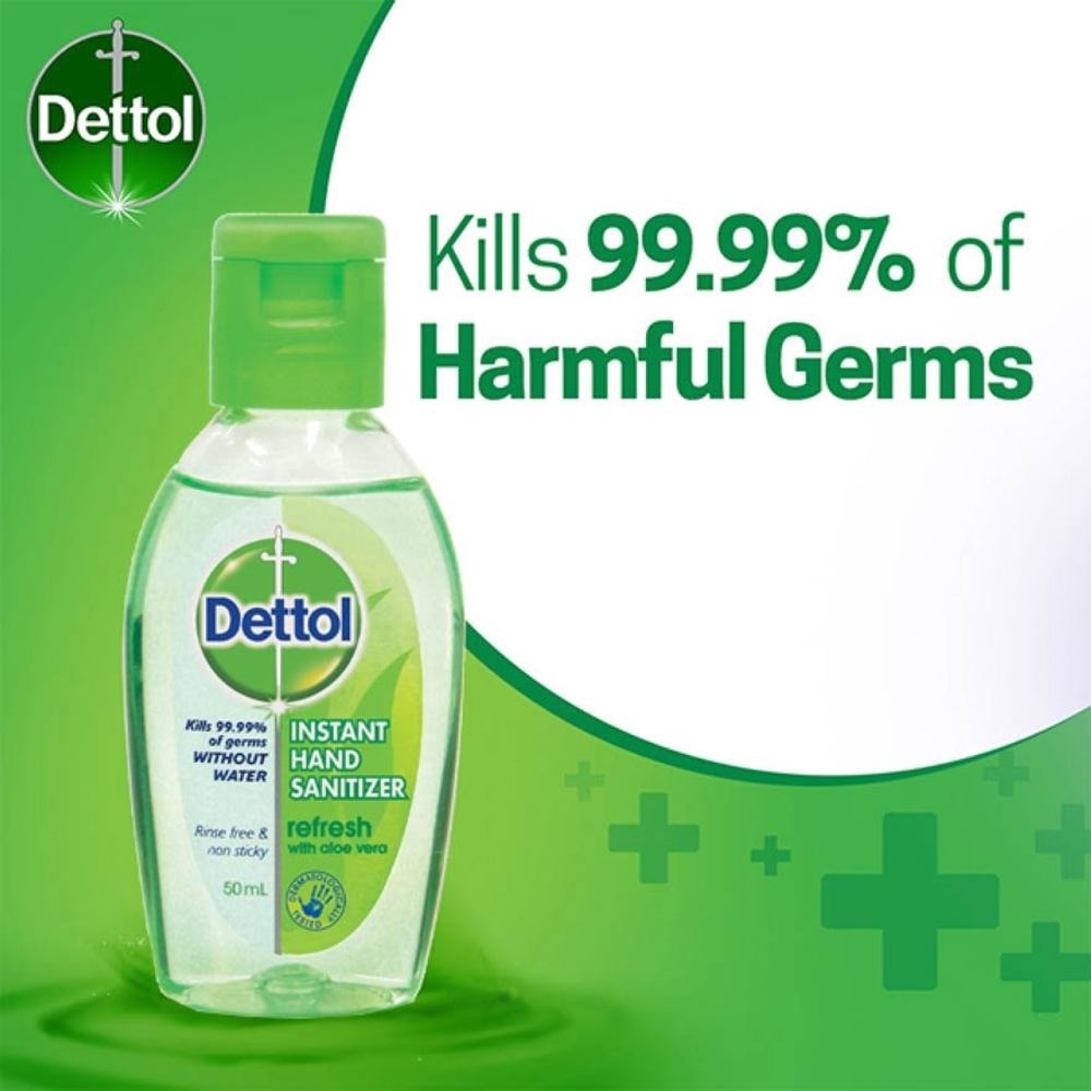 Anti-Bacterial Hand Sanitizer Refresh (Kills 99.9% Germs) 50ml