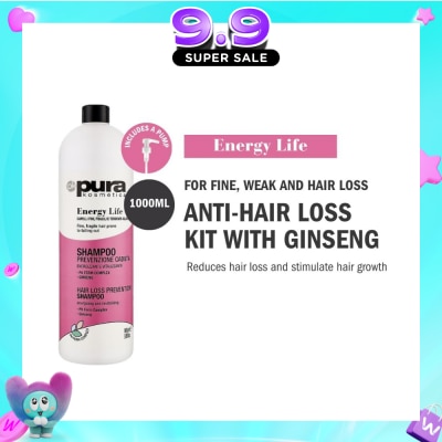 PURA KOSMETICA - Energy Life Anti Hair Loss Shampoo 1000ml image