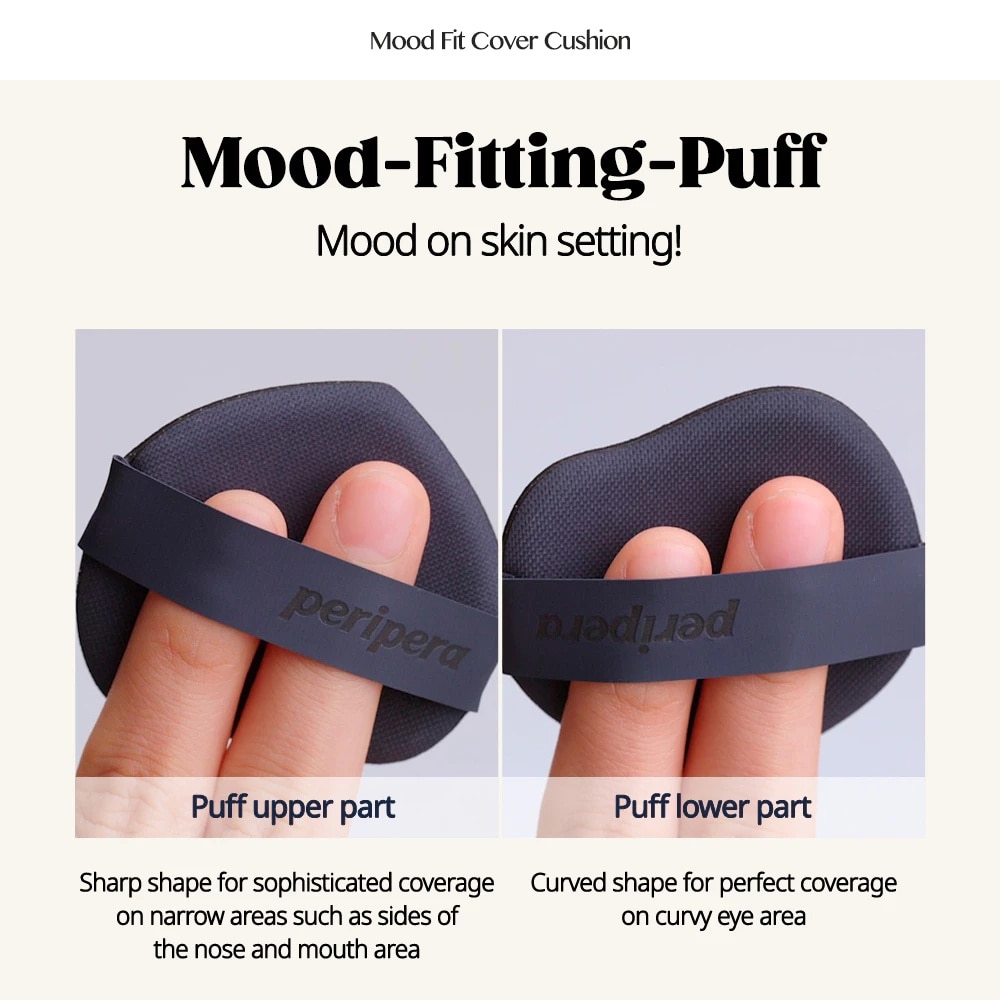 Mood Fit Cover Cushion SPF 50+ PA++++ 02 Ivory Fit (21 Yellow Base) 13g