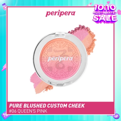 PERIPERA Pure Blushed Custom Cheek 06 Queens Pink 4.2g
