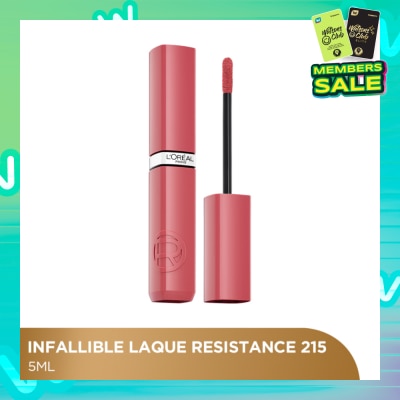 L'OREAL PARIS MAKEUP Infallible Lacque Resistance 215 Drunk In Rose 36.4g