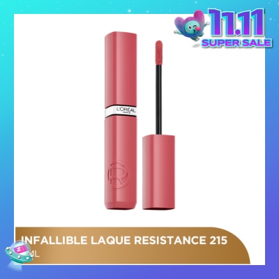 L'OREAL PARIS MAKEUP Infallible Lacque Resistance 215 Drunk In Rose 36.4g